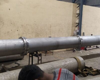 Design & Supply of Extraction Column (500 mm dia.) in SS 316 MOC